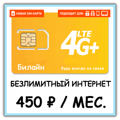 SIM-карта Билайн 450